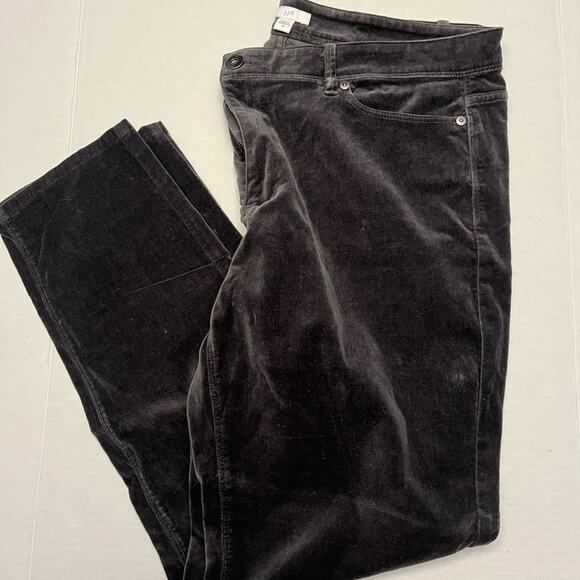 J. Jill Skinny Velvet Pants - Picture 1 of 5